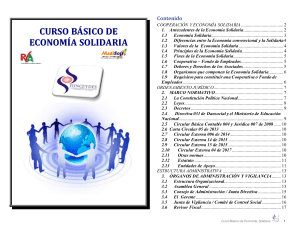 Curso B&aacute;sico de Econom&iacute;a Solidaria