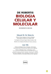 Biolog&iacute;a Celular y Molecular: De Robertis - Libro de Texto