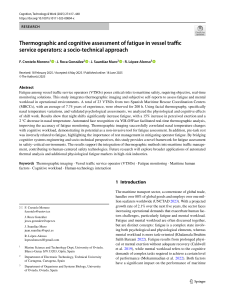 VTSO Fatigue: Thermographic & Cognitive Assessment
