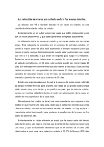 Vacas en Orde&ntilde;o: Eficiencia en Producci&oacute;n Lechera