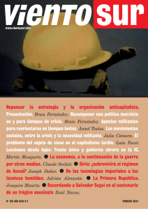 Revista Viento Sur: Comunicaci&oacute;n, Cultura, Lucha de Clases
