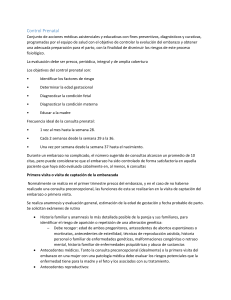 Control Prenatal: Guía para un Embarazo Saludable