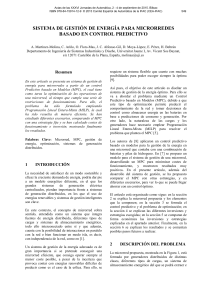 Gesti&oacute;n de Energ&iacute;a en Microrredes con Control Predictivo