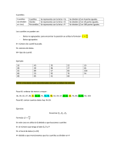 Cuantiles: Cuartiles, Deciles y Percentiles - Gu&iacute;a Pr&aacute;ctica