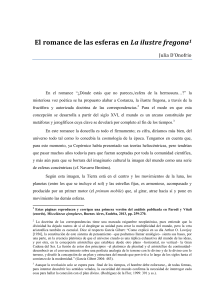 La ilustre fregona de Cervantes: Romance de las Esferas