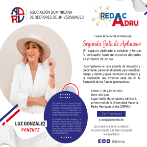 Invitaci&oacute;n Gala de Aplausos ADRU 2025