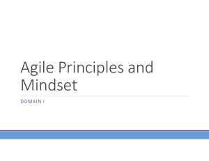Agile Principles & Mindset: A Comprehensive Overview