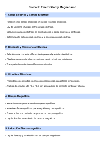 F&iacute;sica II: Electricidad y Magnetismo - Apuntes de Curso