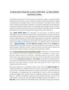 Influencia Sociocultural: Identidad y Sociedad