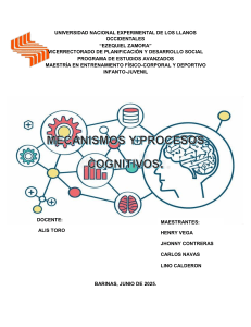 Mecanismos Cognitivos en el Aprendizaje Motor: Tesis de Maestr&iacute;a