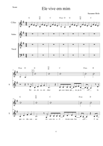 Partitura Ele Vive em Mim - Suzanne Hirle