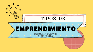 Tipos de Emprendimiento: Ideas Innovadoras