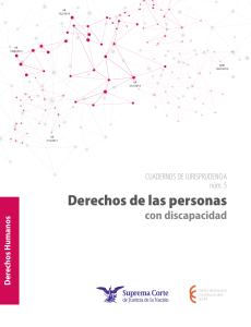 Derechos de las Personas con Discapacidad: Jurisprudencia SCJN