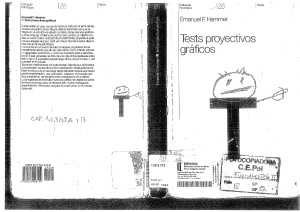 Tests proyectivos gr&aacute;ficos: Libro de Psicolog&iacute;a de Hammer