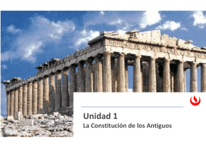 Constituciones de la Antigua Grecia y Roma: Presentación Histórica