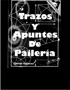 Trazos y Apuntes de Pailer&iacute;a: Dise&ntilde;o T&eacute;cnico