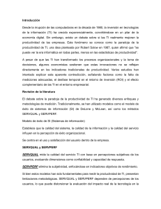Paradoja de la Productividad de TI: Investigaci&oacute;n y An&aacute;lisis