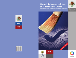 Manual de Buenas Pr&aacute;cticas en la Escena del Crimen