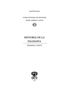 Historia de la Filosof&iacute;a desde Am&eacute;rica Latina
