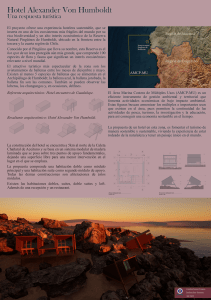 Hotel Alexander Von Humboldt: Propuesta Turística Sustentable