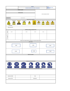 Formulario de Seguridad para Equipos y Maquinaria