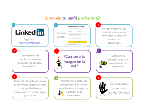 Gu&iacute;a para crear un perfil profesional en LinkedIn