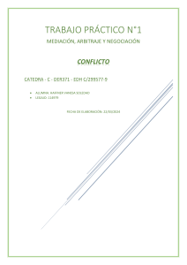 Resolución de Conflictos: Mediación, Arbitraje y Negociación