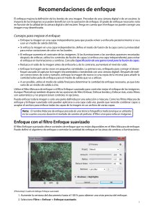 Enfoque de Imágenes en Photoshop: Técnicas y Consejos