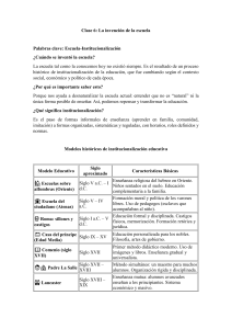 La Invenci&oacute;n de la Escuela: Modelos Hist&oacute;ricos Educativos