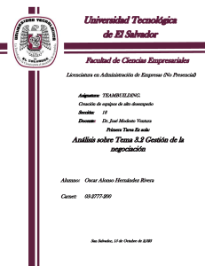 Gesti&oacute;n de la Negociaci&oacute;n: An&aacute;lisis y Estrategias