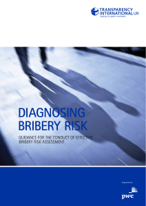Bribery Risk Assessment Guidance | Transparency International