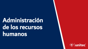 Administraci&oacute;n de Recursos Humanos: Presentaci&oacute;n Estrat&eacute;gica