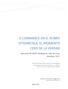 ZMOT in Viticulture: E-commerce and Wineries in Mendoza