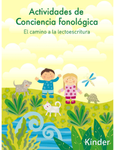 Kinder Phonological Awareness Activities Workbook