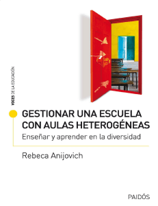 Gestionar Aulas Heterog&eacute;neas: Ense&ntilde;ar en la Diversidad