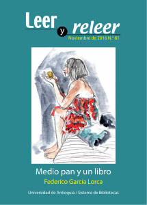 Federico García Lorca: Medio pan y un libro - Poesía y Lectura