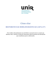 C&oacute;mo citar: Referencias bibliogr&aacute;ficas APA 6&ordf; edici&oacute;n