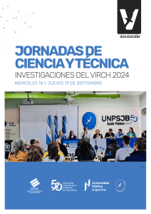 Jornadas de Ciencia y T&eacute;cnica VIRCh 2024: Actas