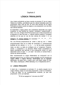 L&oacute;gica Trivalente: Fundamentos y Aplicaciones