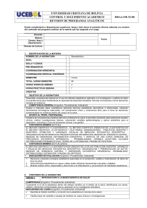 Programa Analítico Bioestadística UCEBOL