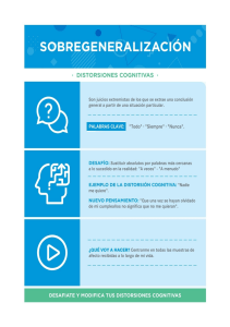 Sobregeneralizaci&oacute;n: Distorsi&oacute;n Cognitiva y C&oacute;mo Modificarla
