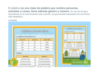 Adjetivos en Español: Tipos y Ejemplos