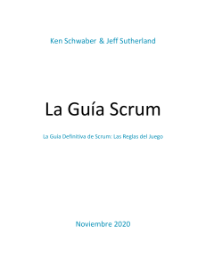 Gu&iacute;a Scrum: La gu&iacute;a definitiva de Scrum