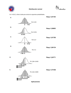 Distribución Normal: Ejercicios y Problemas Resueltos