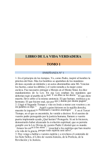 Libro de la Vida Verdadera: Ense&ntilde;anza Espiritual y Revelaci&oacute;n