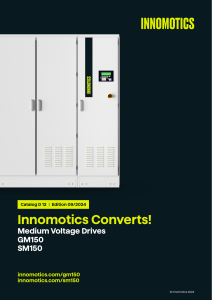 Innomotics GM150 & SM150 Medium Voltage Drives Catalog