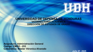 Enfoques Te&oacute;ricos de la Administraci&oacute;n: Presentaci&oacute;n Universitaria