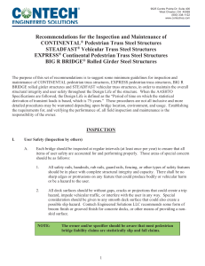 Steel Bridge Inspection & Maintenance Recommendations