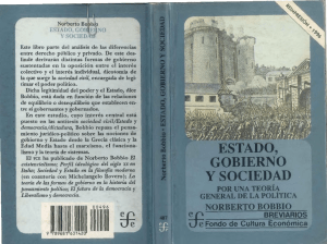 Estado, Gobierno y Sociedad: Teoría Política de Norberto Bobbio