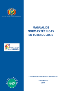 Manual de Normas T&eacute;cnicas en Tuberculosis - Bolivia